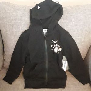 4T Zip Hoodie Meow